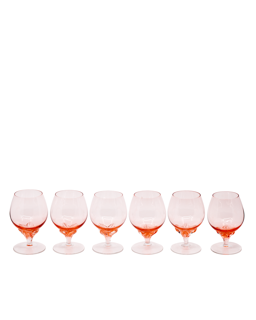 Empoli Pink Glasses — Set of 6