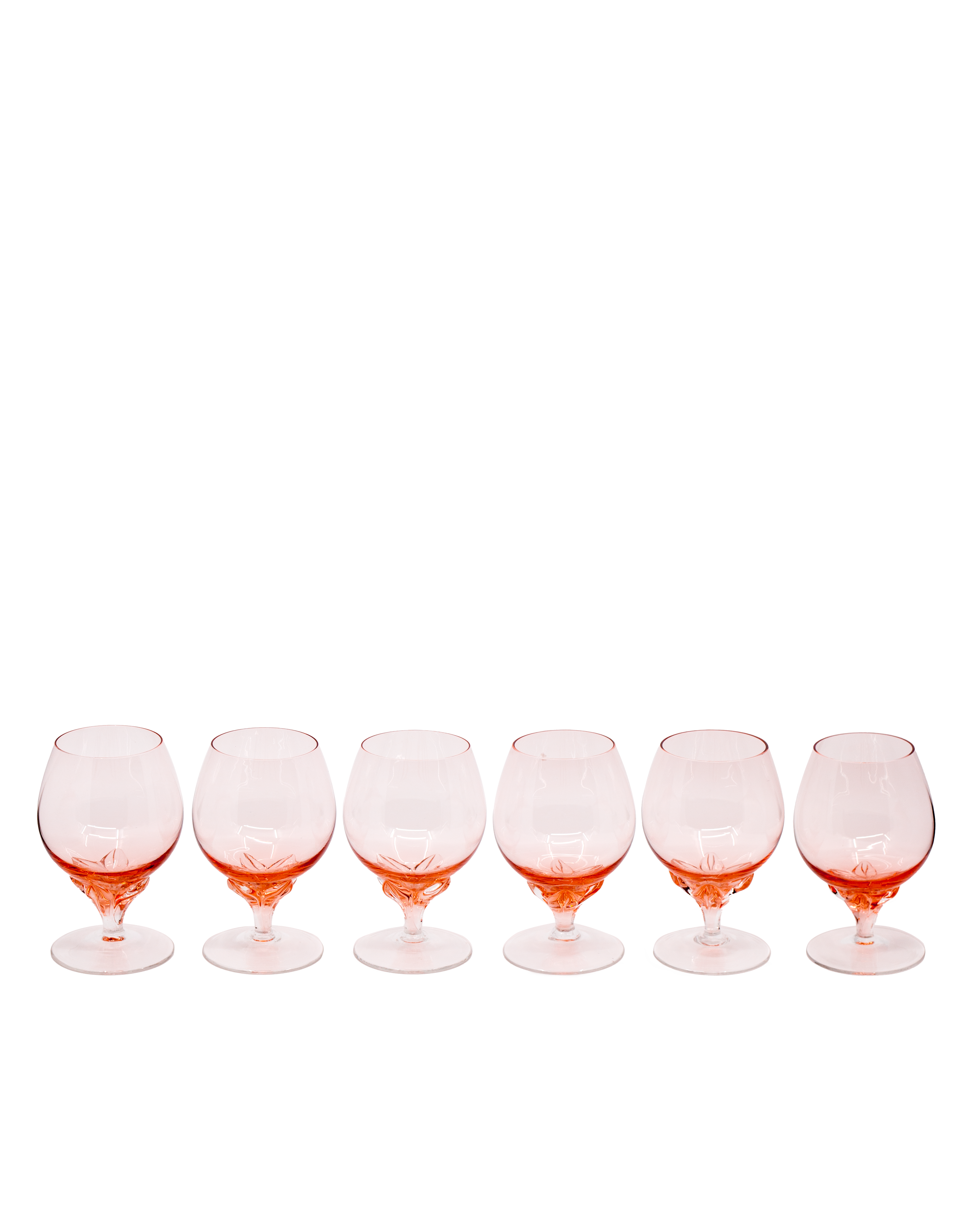 Empoli Pink Glasses — Set of 6