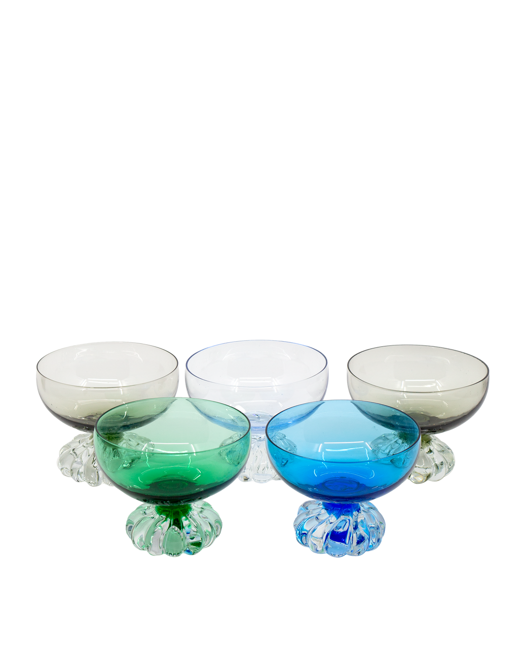 Åseda Glasbruk Art Glass — Set of 5