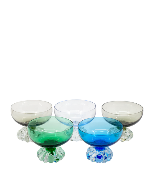 Åseda Glasbruk Art Glass — Set of 5