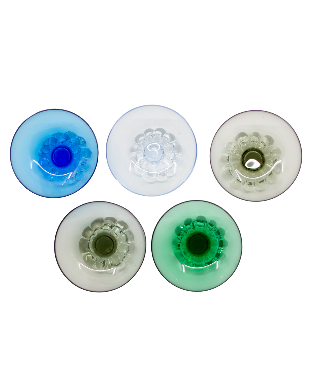 Åseda Glasbruk Art Glass — Set of 5