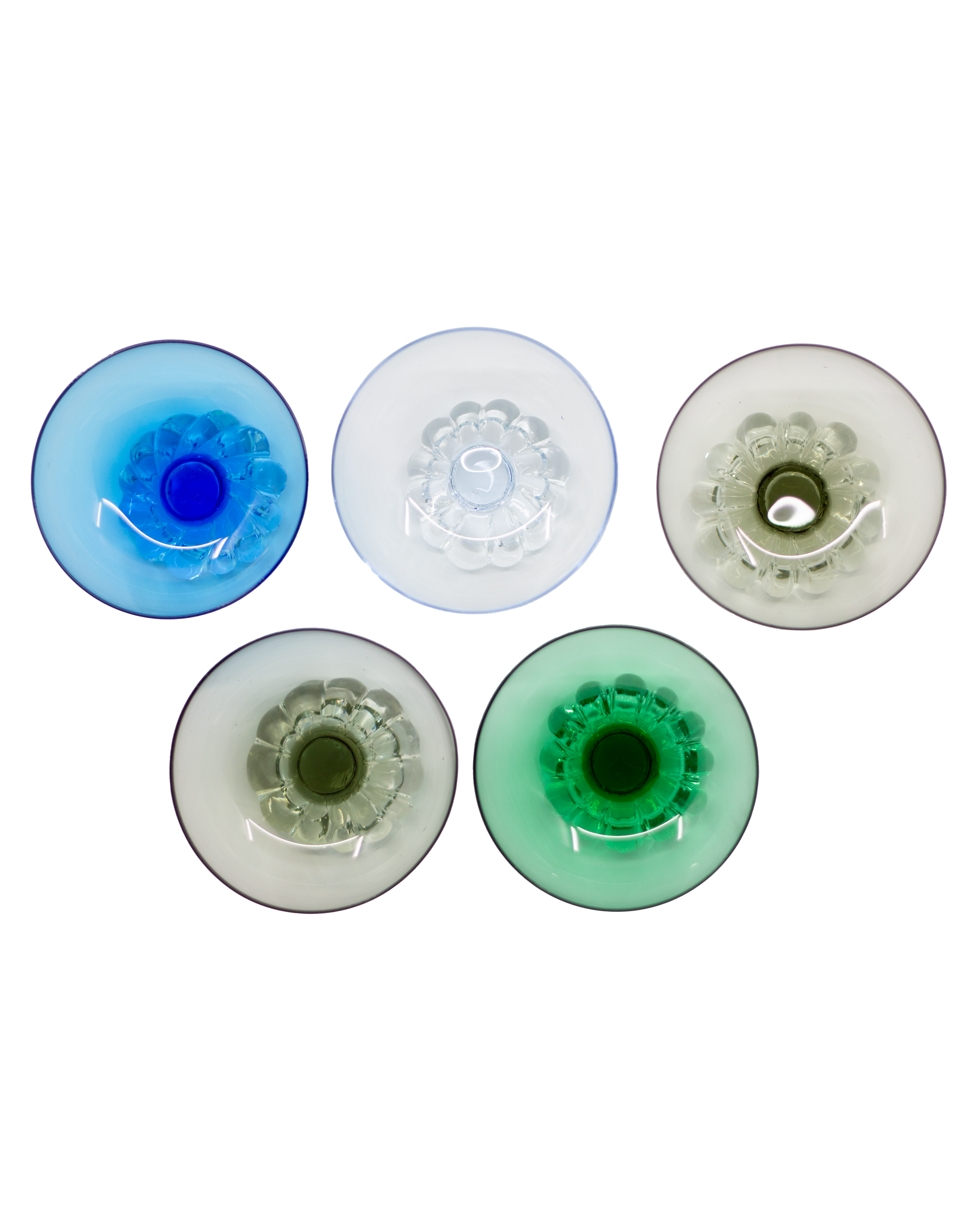 Åseda Glasbruk Art Glass — Set of 5