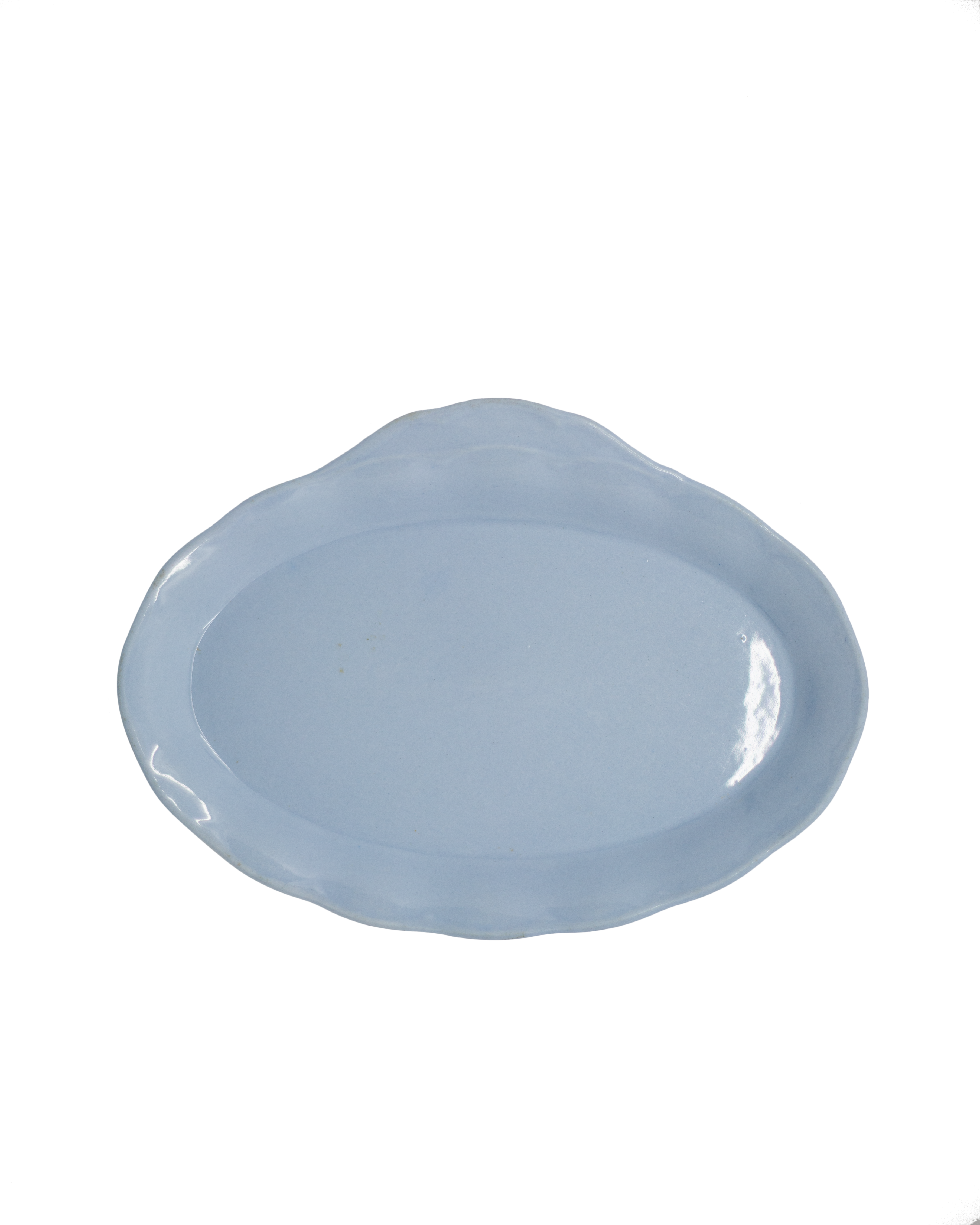 Grindley 'Lupin Petal' Blue Oval Plate