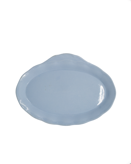 Grindley 'Lupin Petal' Blue Oval Plate