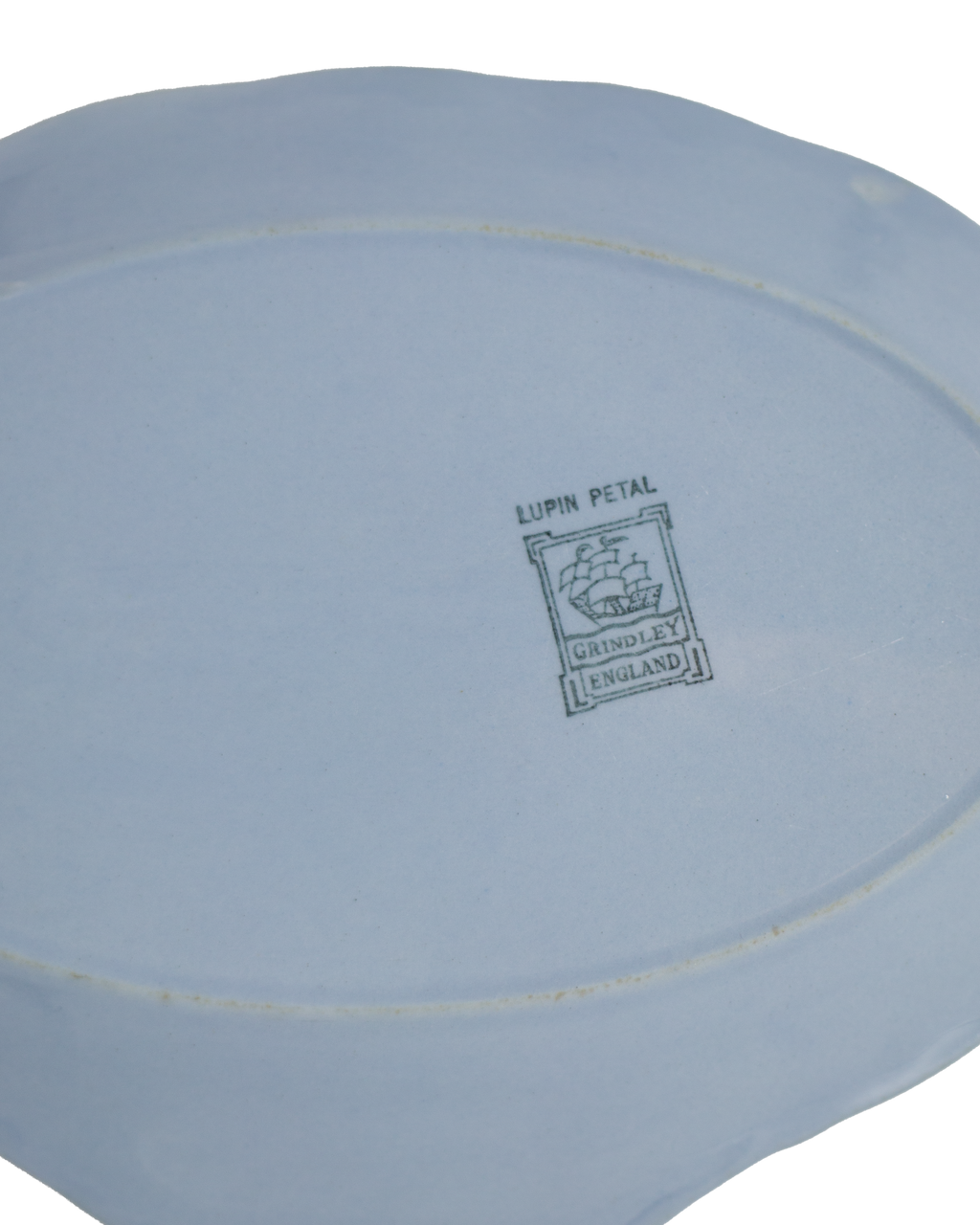 Grindley 'Lupin Petal' Blue Oval Plate