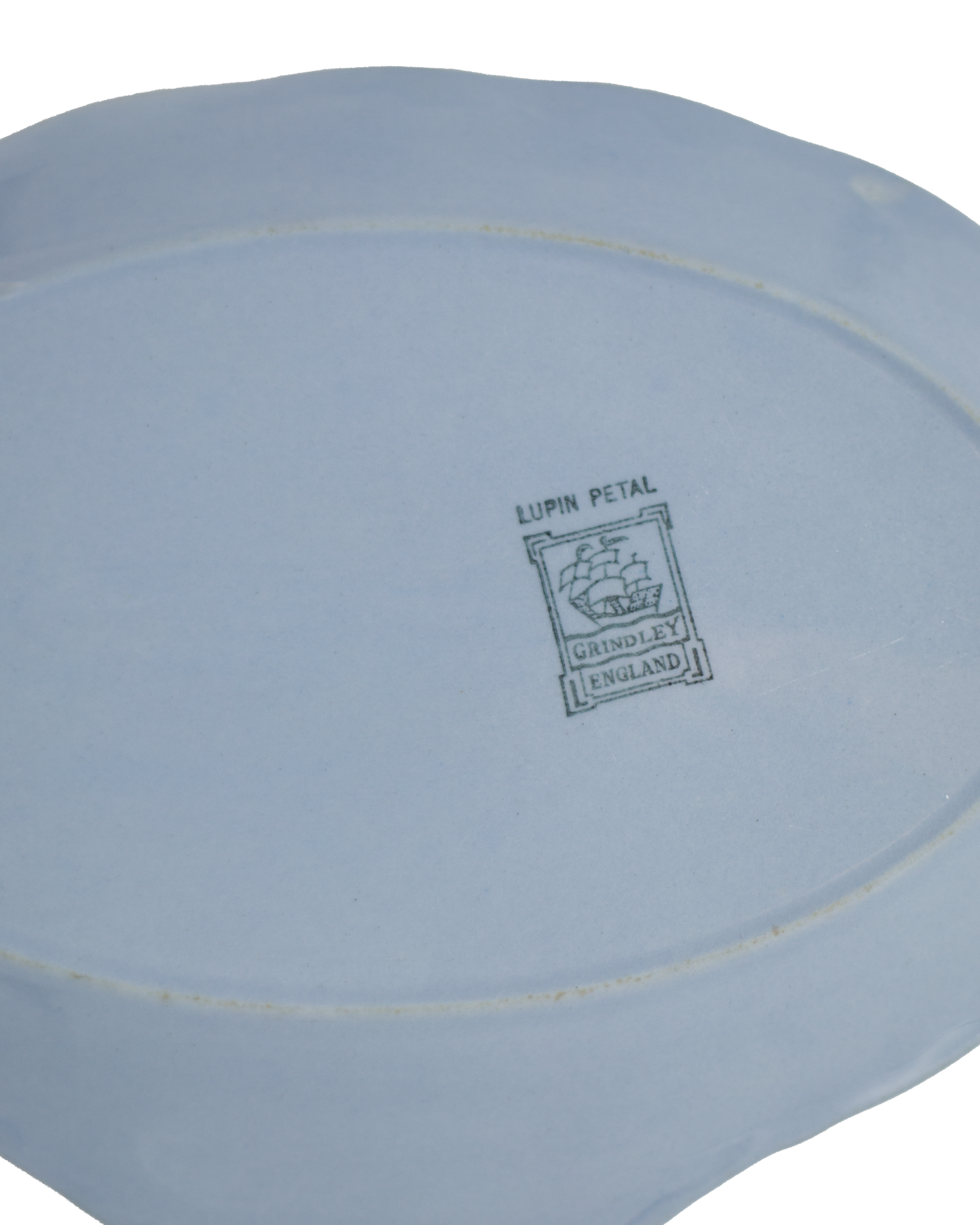 Grindley 'Lupin Petal' Blue Oval Plate