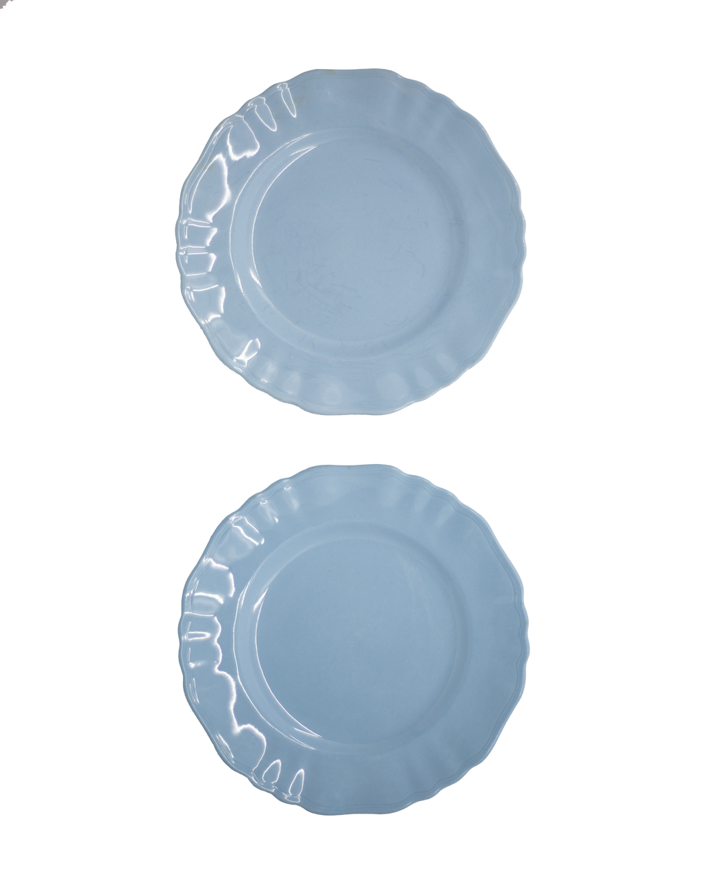 J&G Meakin 'Glamour' Celeste Blue Side Plates — Set of 2