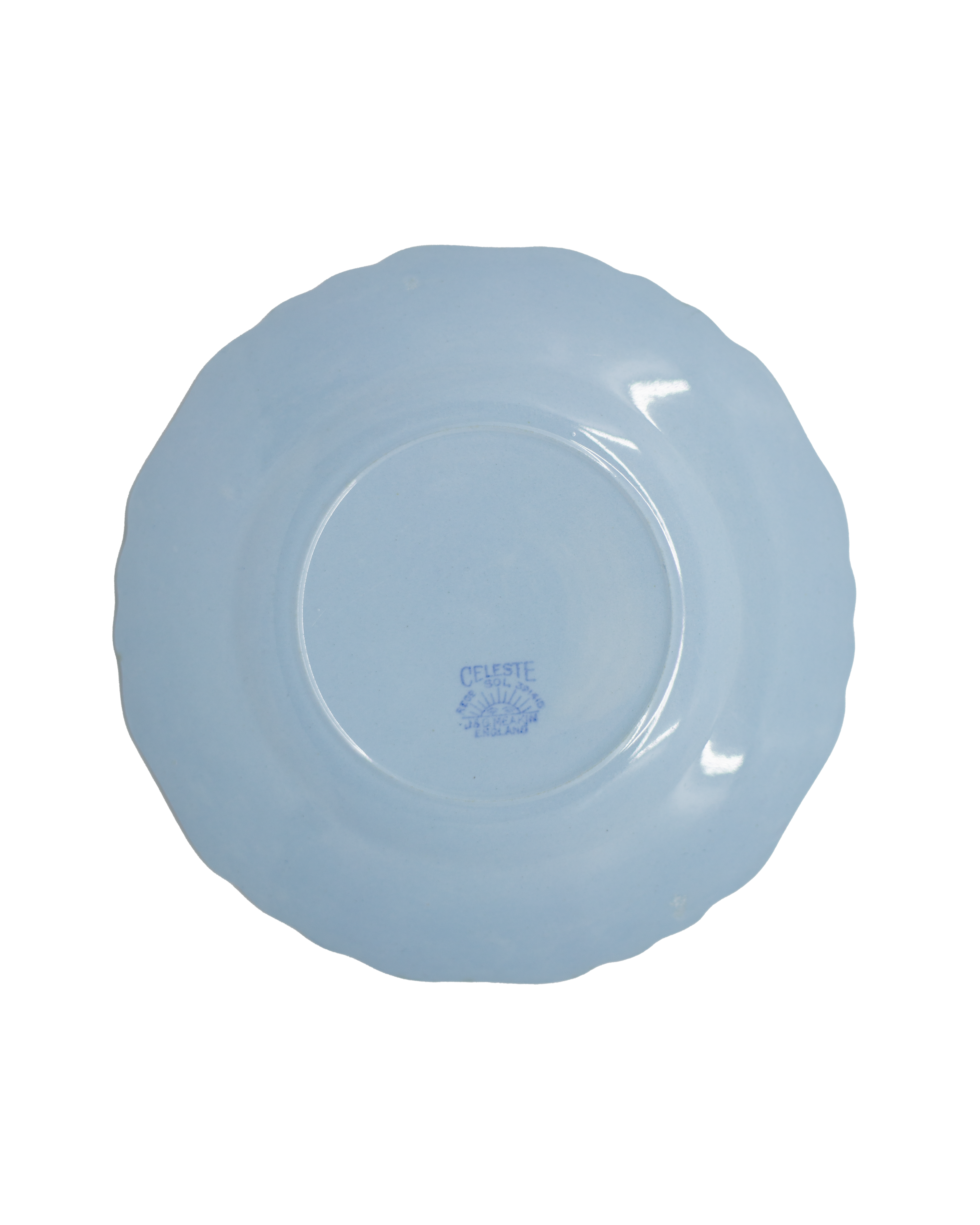 J&G Meakin 'Glamour' Celeste Blue Side Plates — Set of 2
