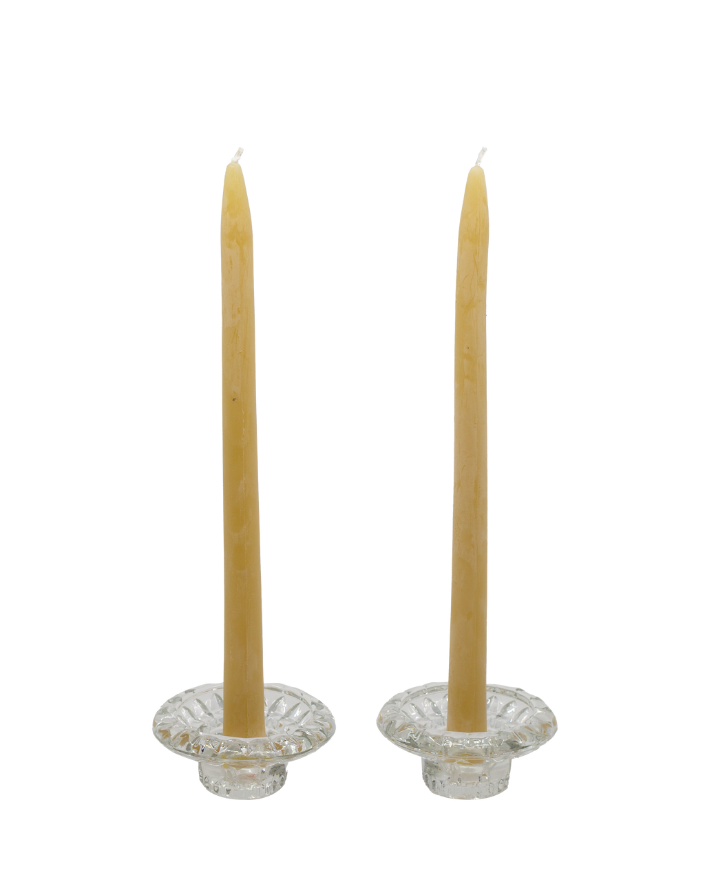 KIG Multi-Size Glass Candle Holders — Set of 2