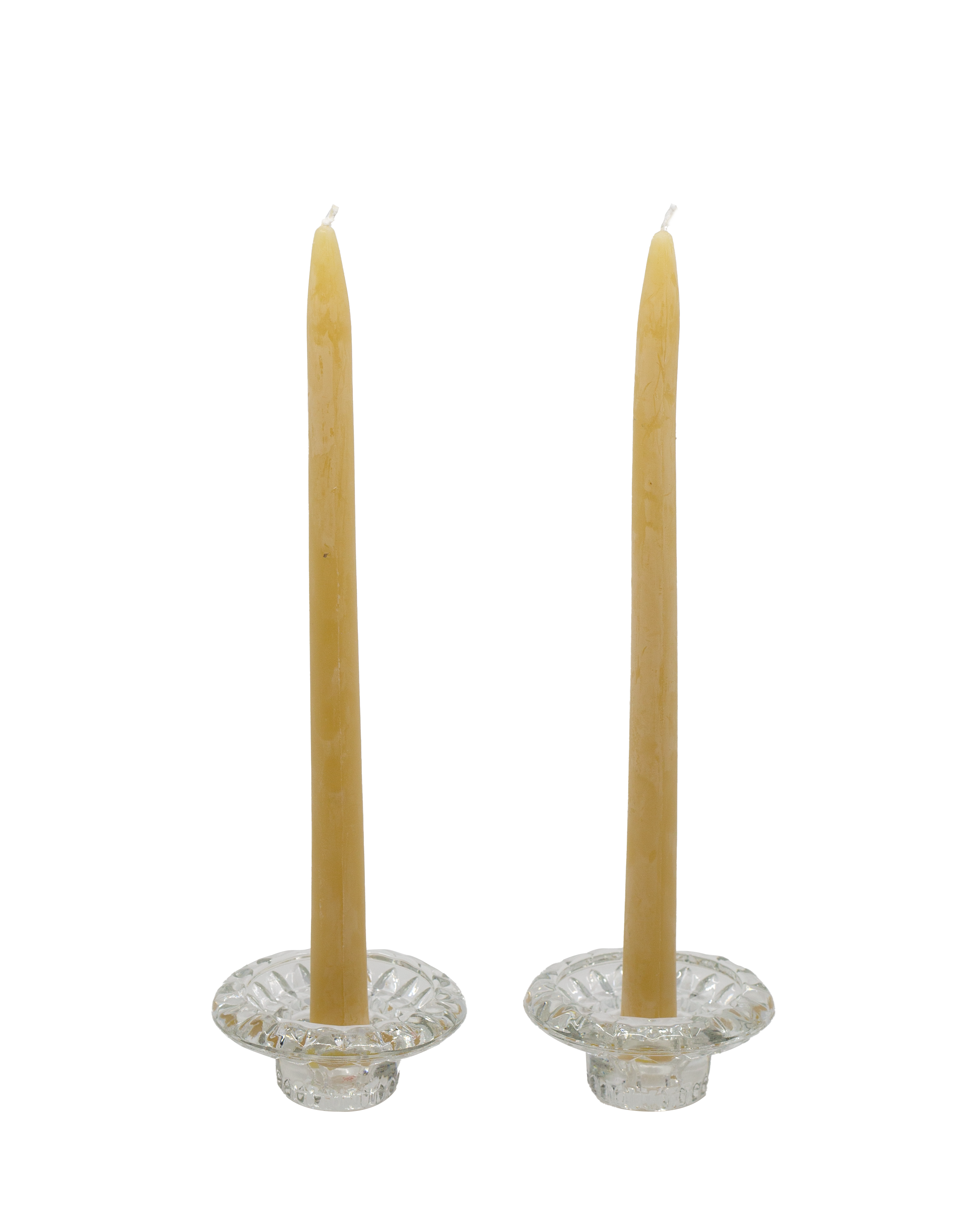 KIG Multi-Size Glass Candle Holders — Set of 2