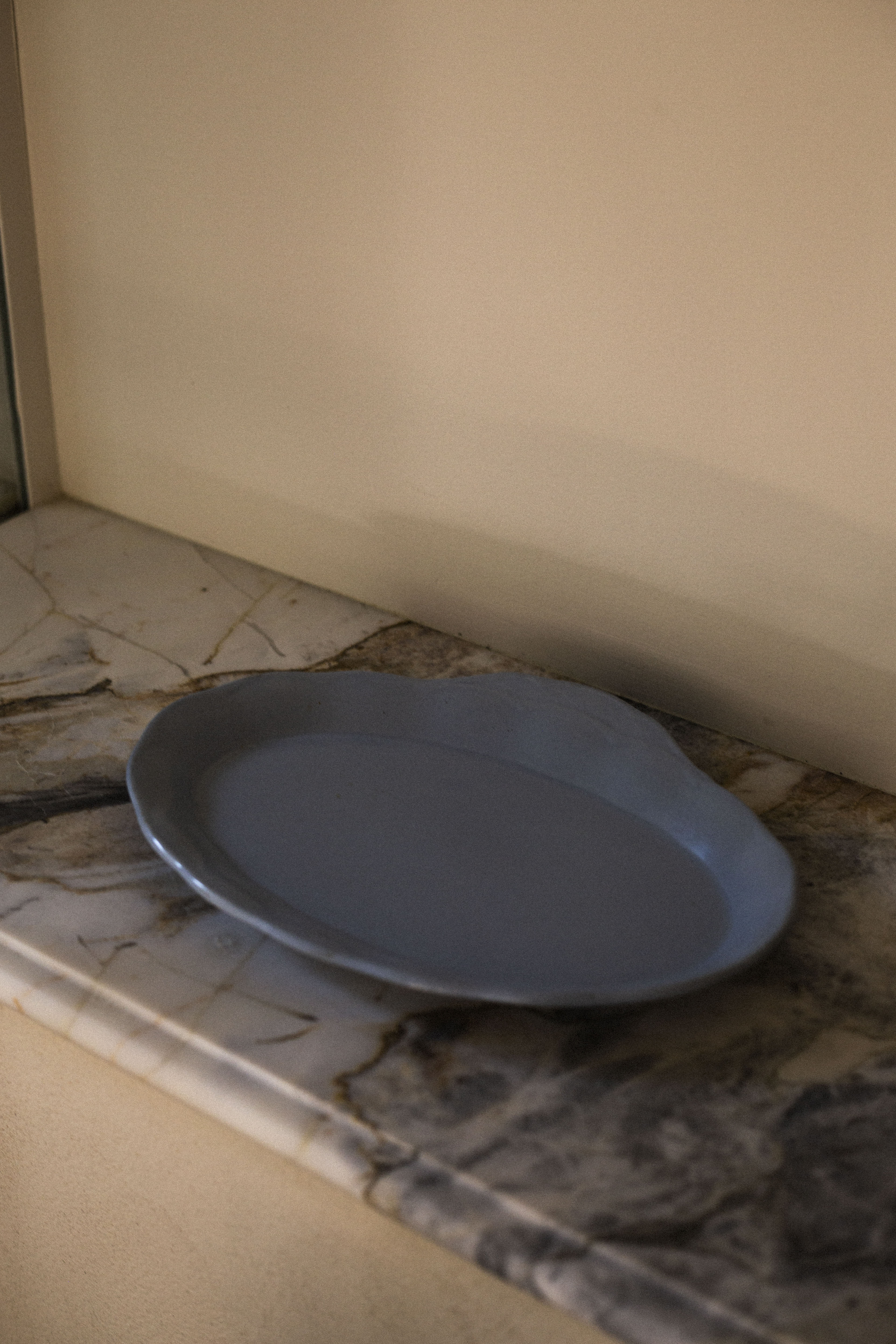 Grindley 'Lupin Petal' Blue Oval Plate