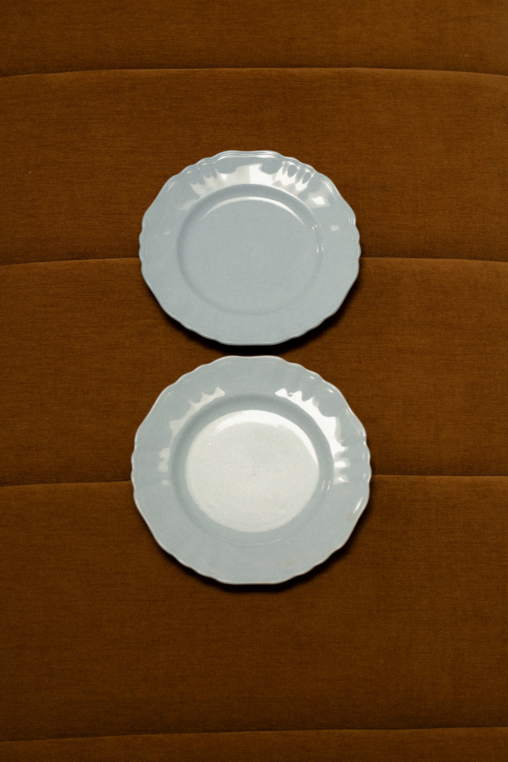 J&G Meakin 'Glamour' Celeste Blue Side Plates — Set of 2